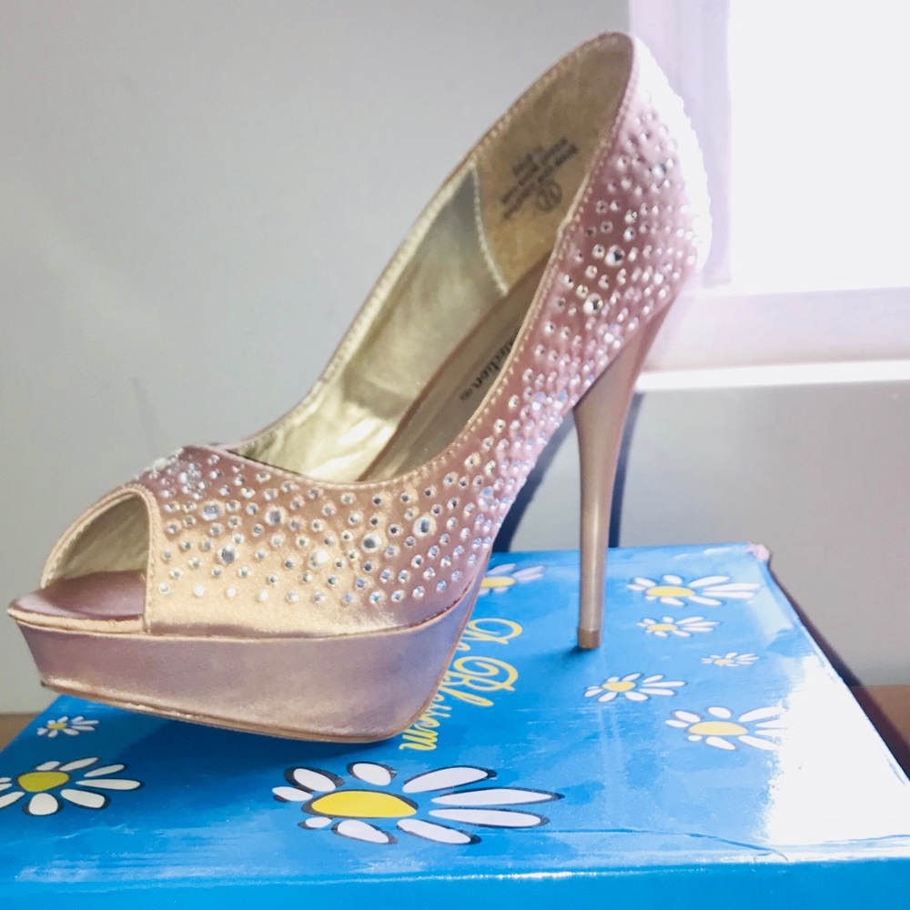 Nude Satin Shoes